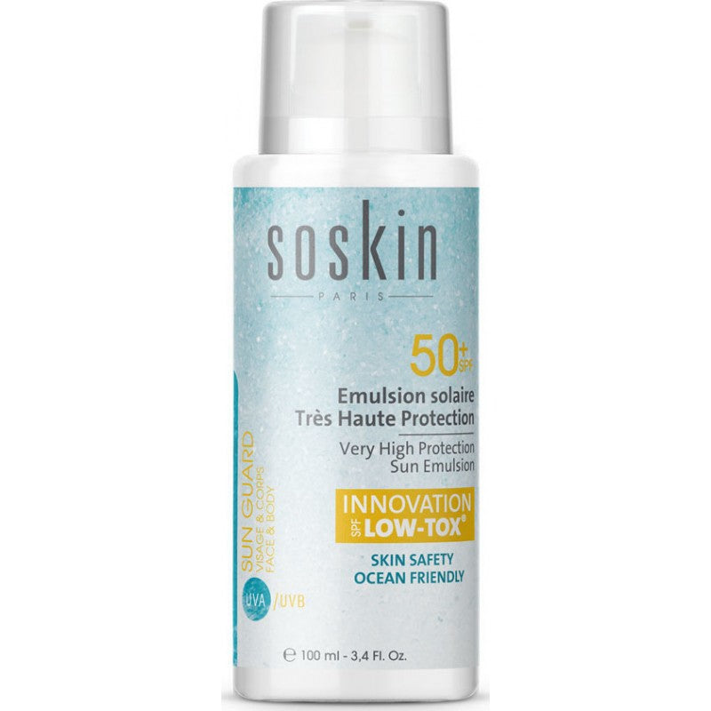Soskin Low-Tox Emulsion Solaire Spf50+ 100ml