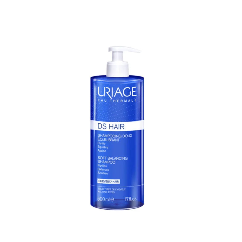 Uriage – DS Hair – Shampooing Doux Équilibrant – 500ml