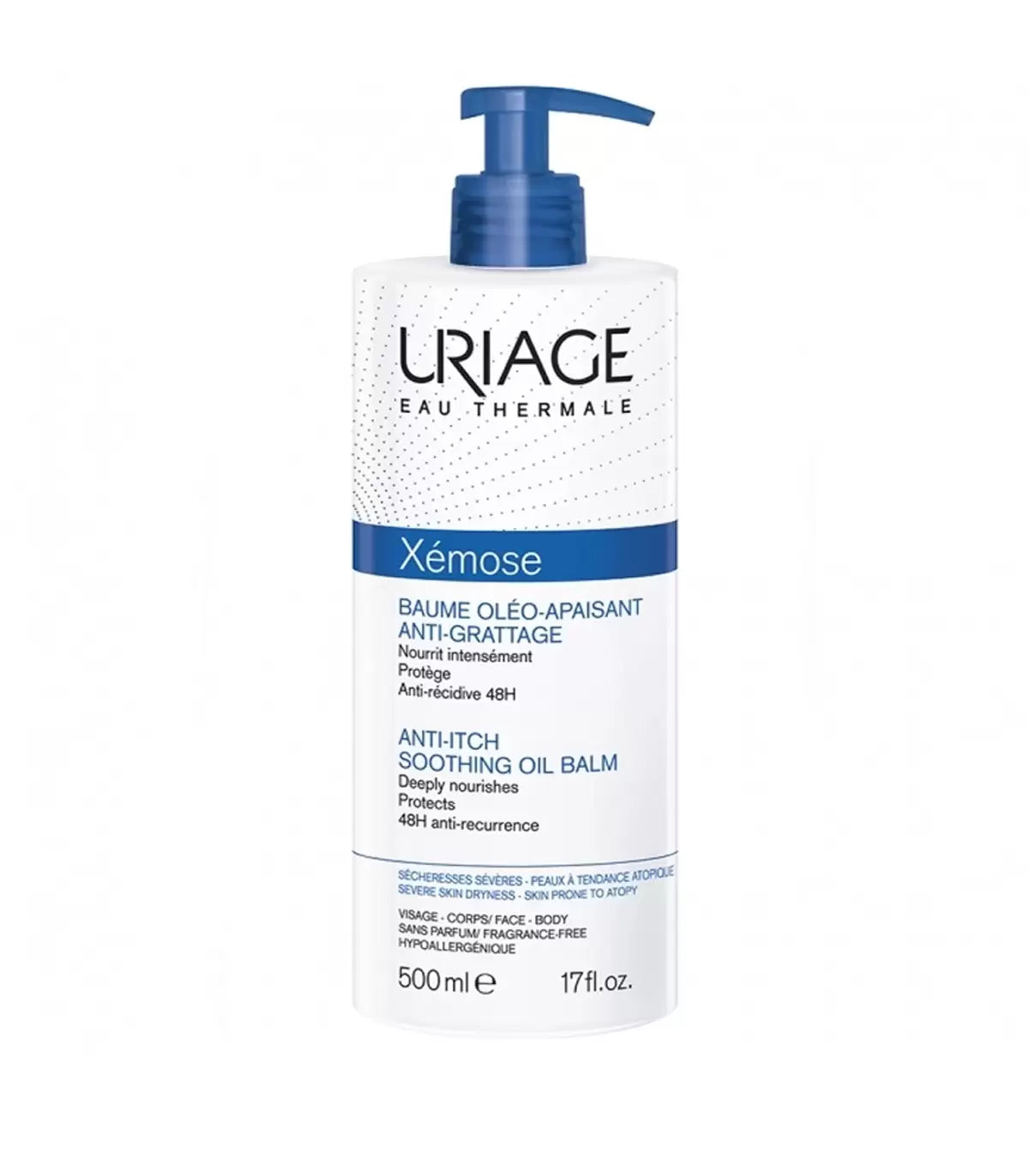 Uriage – Xemose – Baume Oléo-apaisant Anti-grattage – 500 ml