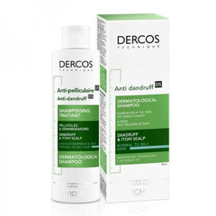 Vichy Dercos Shampooing traitant Antipelliculaire – Cheveux Normaux à Gras – 200 ml