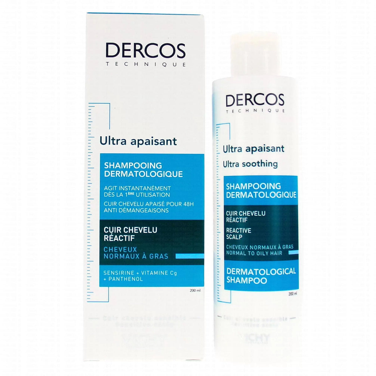 Vichy Dercos Ultra Apaisant Cheveux normaux à gras – 200 ml