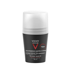 Vichy Homme Déodorant Bille Anti-transpirant 72h Peau Sensible | 50ml