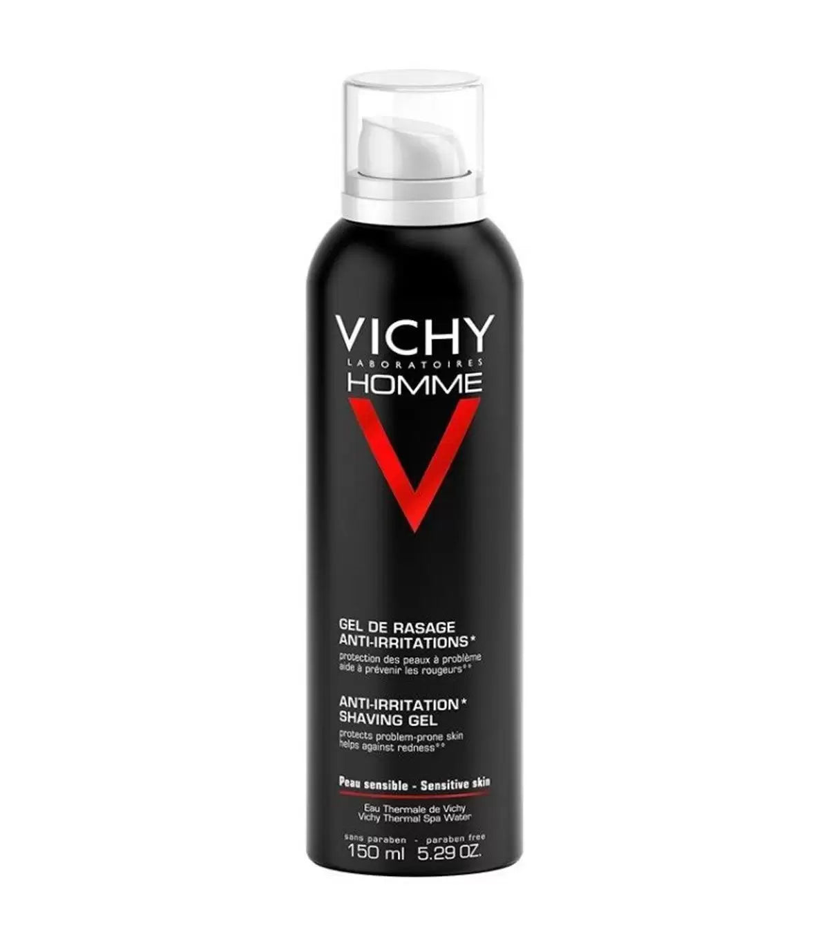 Vichy Homme Gel de rasage anti-irritations – 150 ml