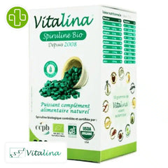 Vitalina Spiruline Bio – 200 Comprimés