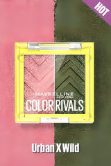 Maybelline Color Rivals Urban X Wild Duo de palettes d'ombres à paupières