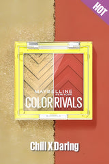 Maybelline Color Rivals Chill X Daring Duo de palettes d'ombres à paupières
