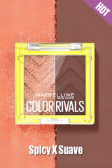Maybelline Color Rivals Spicy X Suave Duo de palettes d'ombres à paupières